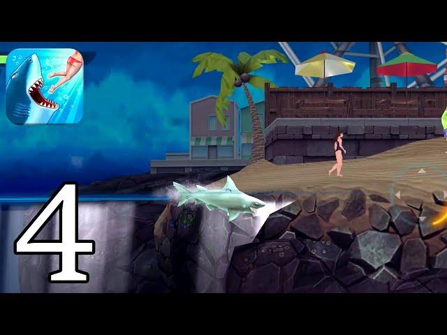 Hungry Shark Evolution - Gameplay Walkthrough  Part 4 (iOS,Android)