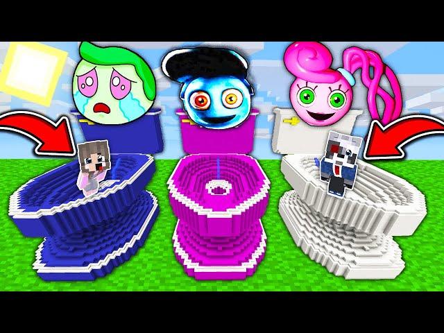 ВЫБЕРИ ПРАВИЛЬНЫЙ ТУАЛЕТ POPPY PLAYTIME 2 в МАЙНКРАФТ SCP МАМА ДЛИННЫЕ НОГИ ХАГГИ ВАГГИ КИССИ МИССИ