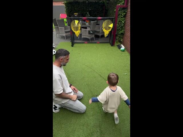 Dad and luan ️ #moments  #soccer #bestplayer #football #baby #dad #love