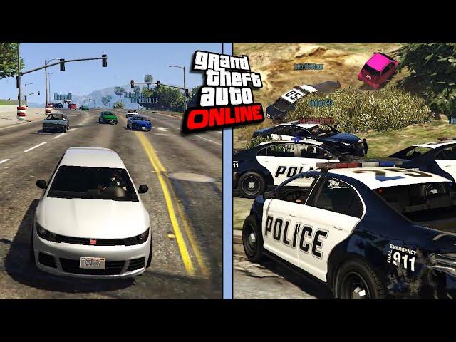 Racing & BUSTED! || GTA 5 Online || - Neaksy's PoV