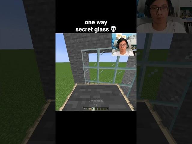 Minecraft Secret Glass Moment