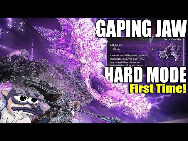Prod's First Time Trying HARD MODE Gaping Jaw! (ER Nightreign)