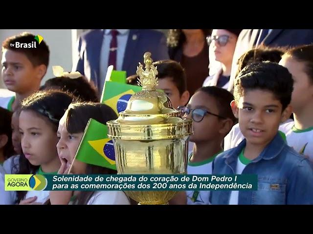 Solenidade de chegada da Relíquia do Imperador Dom Pedro I no Palácio do Planalto