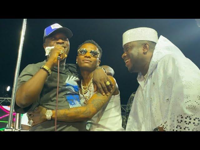 WIZKID SURPRISED K1 DE ULTIMATE ON STAGE AT K1 NEW YEAR FEST 4.0