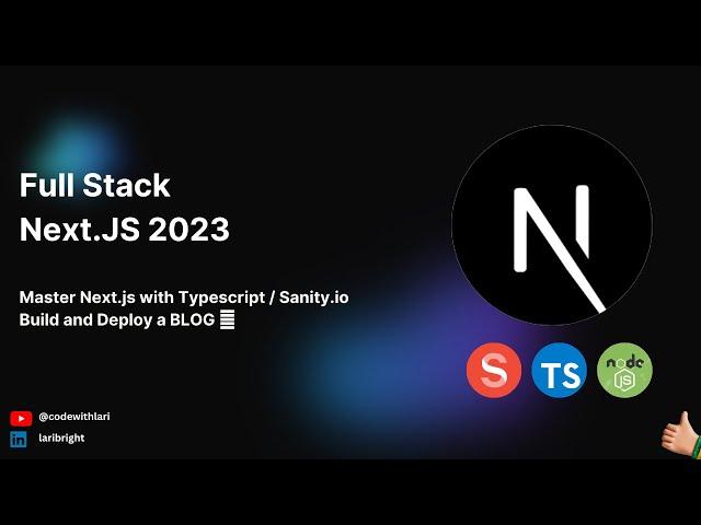 Build and Deploy a Full-stack Blog with Next.js, TypeScript, and Sanity.io