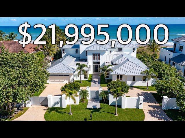 TOURING THIS $21,995,000 OCEANT-FRONT ESTATE IN DELRAY BEACH, FL