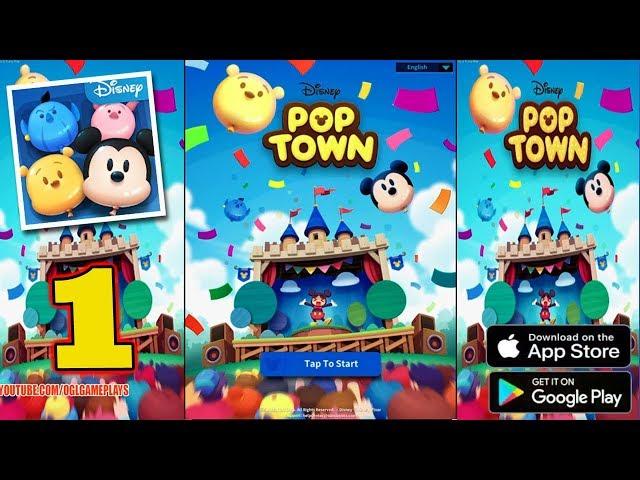 Disney POP TOWN Gameplay Walkthrough #1 (Android IOS)