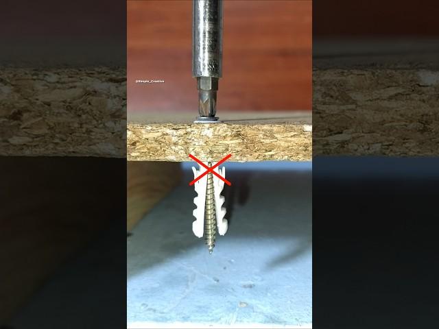 Few People Know This Trick Using Dowels #shorts #diy #construction #tips #skills