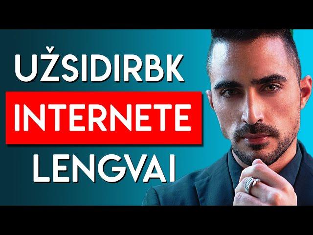 Kaip Uždirbti Pinigų Internete | Šiuo Būdu Lengvai Uždirbsi 2020