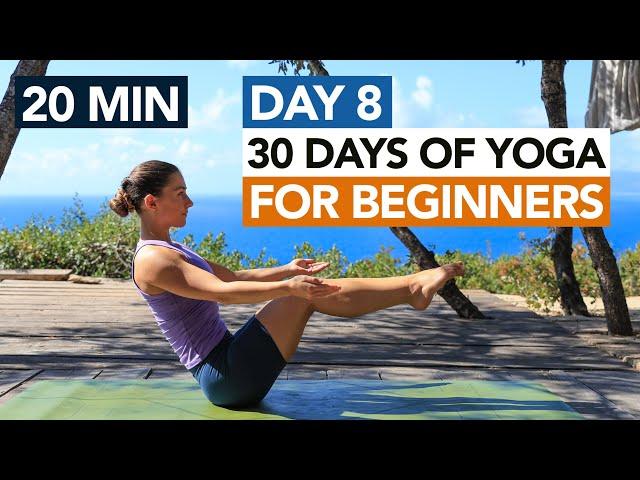 20 Min Morning Yoga Routine (Day 8) 30 Days of Yoga For Beginners