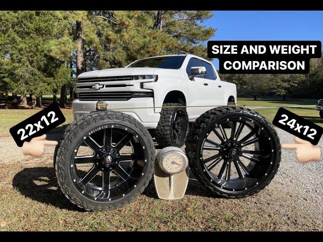 22x12 vs 24x12! Both with 33x12.50