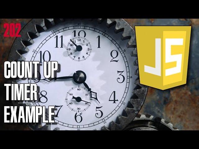 JAVASCRIPT Count up timer example