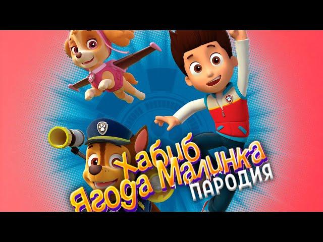 Клип Песня про РАЙДЕР ЩЕНЯЧИЙ ПАТРУЛЬ Хабиб - ЯГОДА МАЛИНКА ПАРОДИЯ