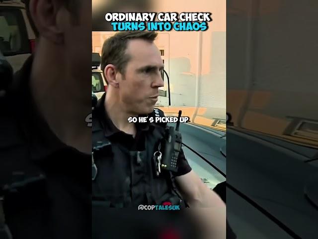 Ordinary car check turns into chaos #police #britan #uk