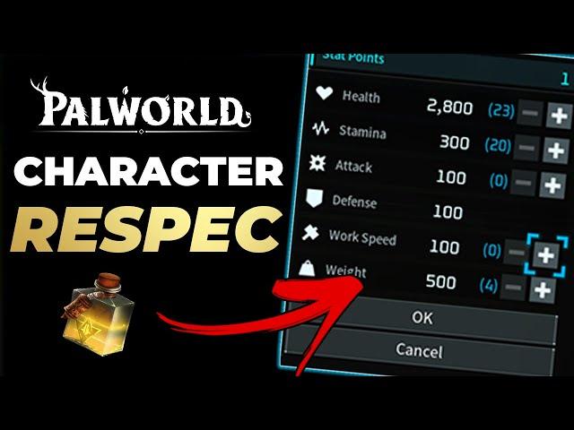 How To Respec & Reset Stat Points In Palworld