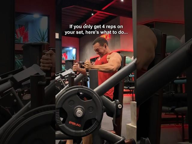 If you can only get 4 reps, do this...