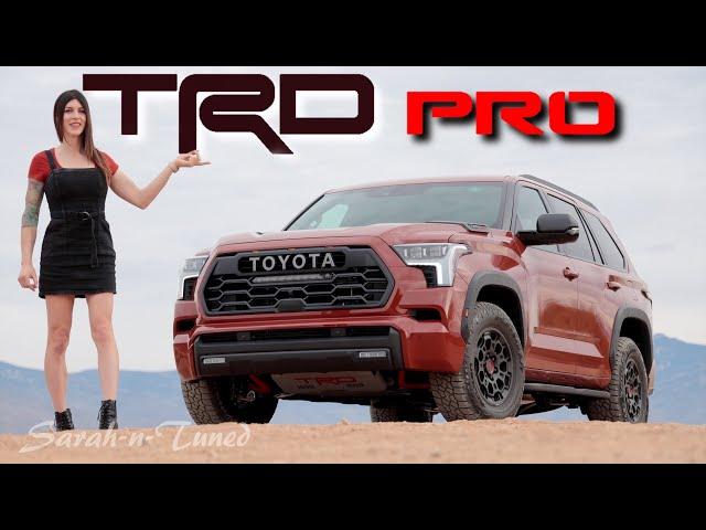 This is a REAL SUV! // 2024 Toyota Sequoia TRD Pro Review