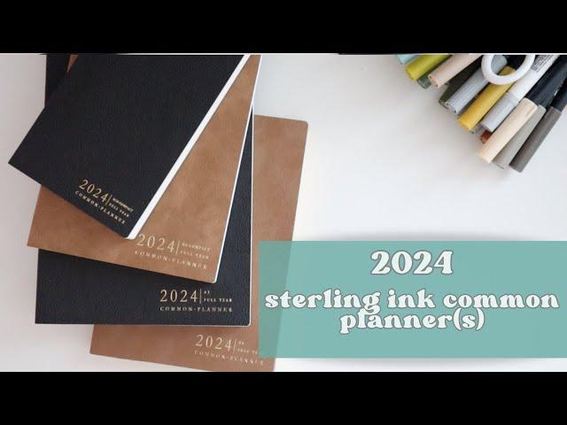 2024 Sterling Ink Common Planner- A5, weeks and B6!