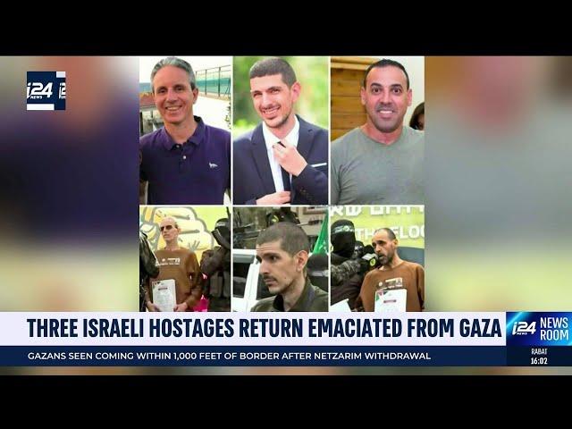 Israeli hostages return from Gaza starved, not knowing family's fate