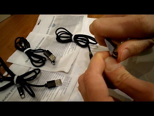 Устранение брака магнитного кабеля micro USB /Repair of a defect in the magnetic micro USB cable