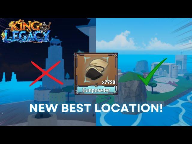 NEW! Best Location for Gunpowder | King Legacy