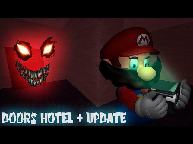 Mario Plays DOORS HOTEL + UPDATE !!