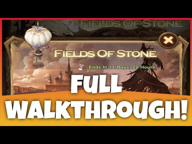 [AFK ARENA GUIDE] Voyage Of Wonders - Fields Of Stone - Full Walkthrough Edited Battles!