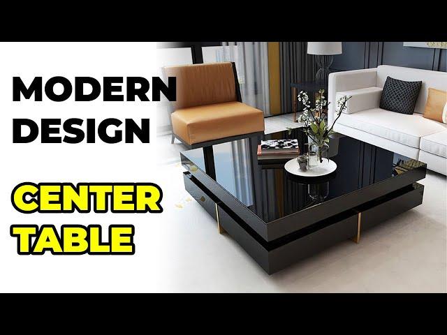 Modern Design Center Table In high Gloss Coffee Table