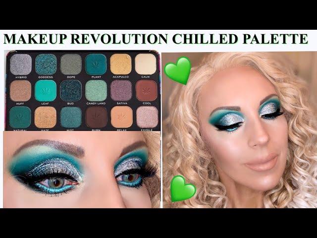 MAKEUP REVOLUTION CHILLED PALETTE REVIEW, TUTORIAL, SWATCHES