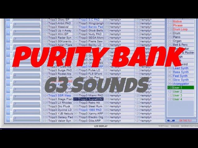 [FREE DEMO] Purity Preset Bank "Tripp3 V2"  (63 Sounds) Inspired Plugg Sounds