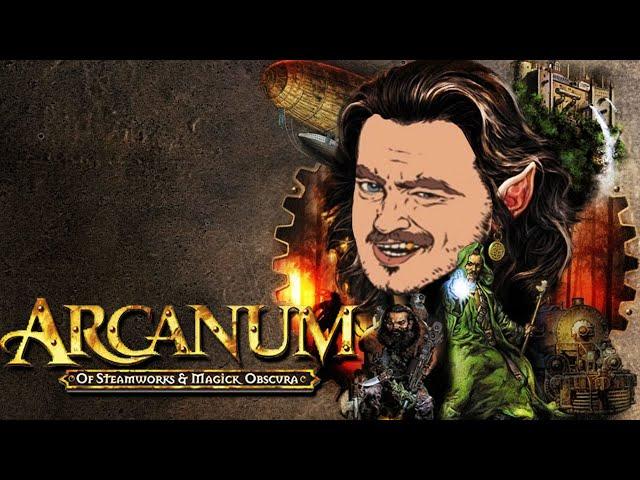 Мэддисон пытается поиграть в Arcanum: Of Steamworks and Magick Obscura