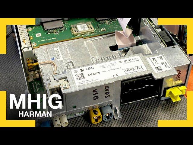 MHIG: connectors and internals (MIB1 High Harman MMI Columbus Discover Pro)