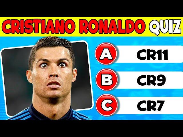 Cristiano Ronaldo Quiz: O quanto você sabe sobre o Cristiano Ronaldo