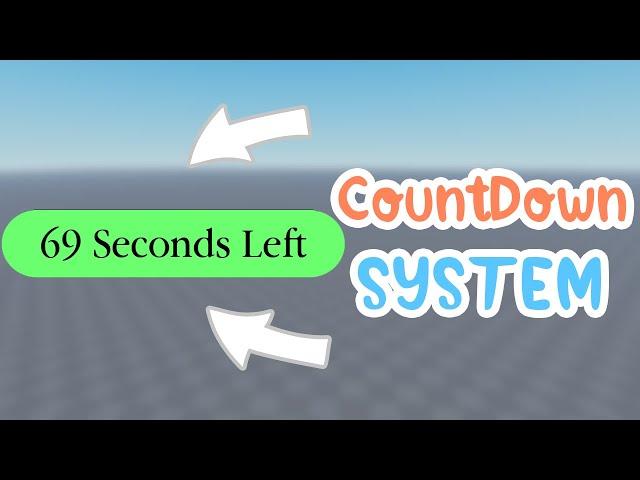 How To Make A Countdown System...(Roblox Studio)