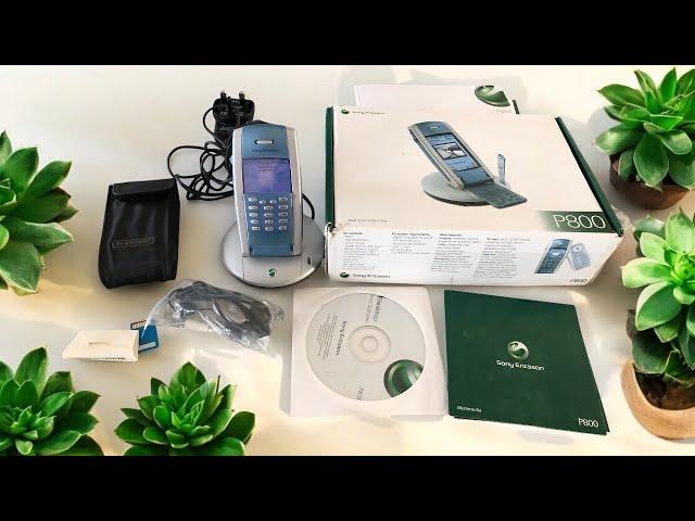 Sony Ericsson P800 released 2002 Unboxing & review | Vintage Mobile Phone Collection