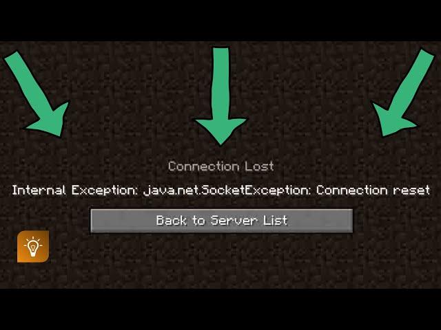 Fix connection reset error in minecraft 1.18.1 | internal exception java.net.socketexception