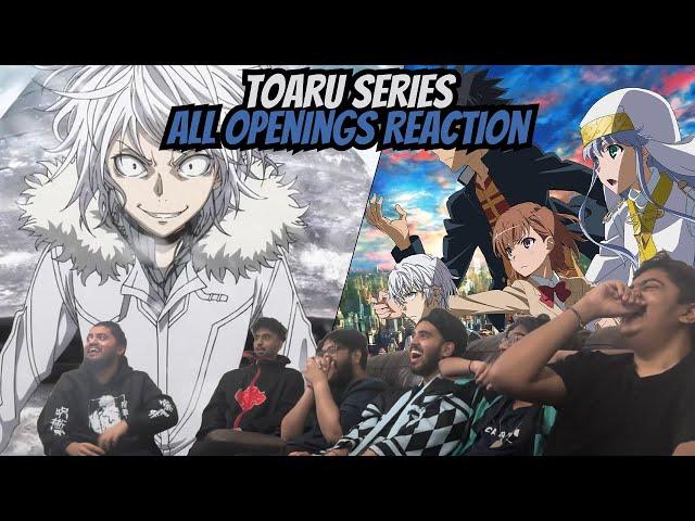 THIS IS SO UNDERRATED?!? | Reacting To All Toaru Series Openings | TMC