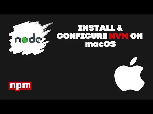 Install HomeBrew |  NVM and Node on Mac