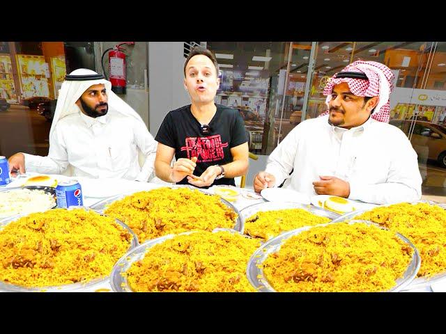 Most RARE Street Food Tour of Saudi Arabia - INSANE Camel Platter + FULL Day of Eating Saudi Food!!!