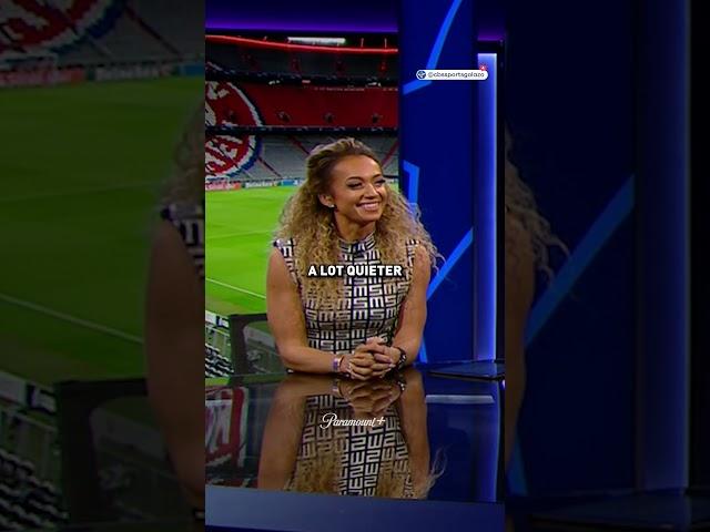 Kate Abdo with a burn for our studio crew 