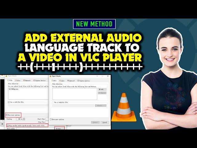 How to Add External Audio Language Track to a Video in VLC Player 2024