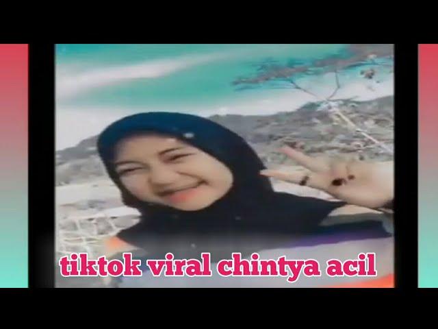 tik tok Chintya Acil senyumannya bikin baper.