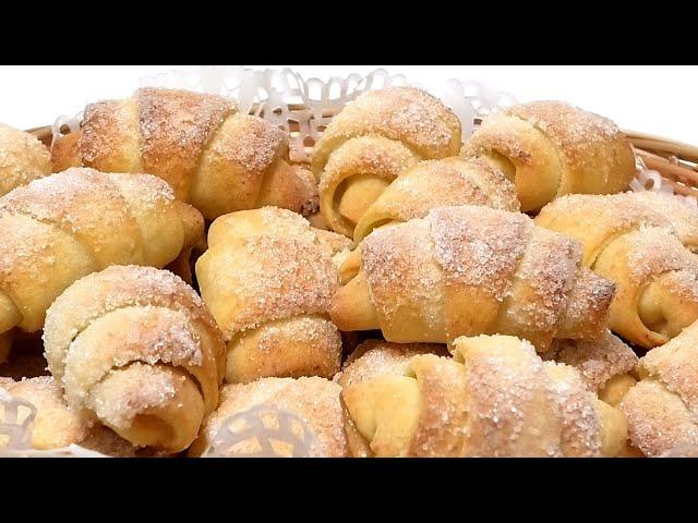 Рогалики на творожном тесте / Bagels on cottage cheese dough