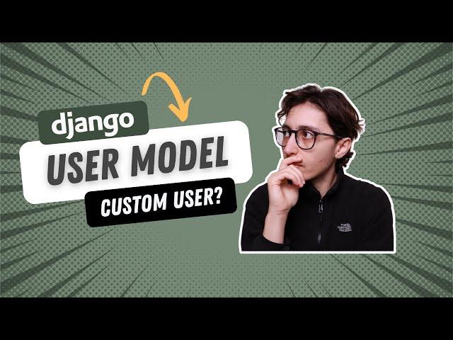 The gist of the the custom user model in Django