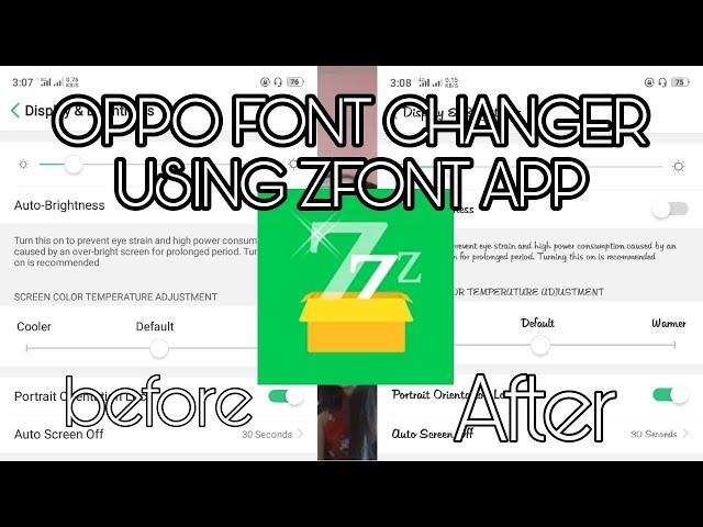 OPPO Font Changer using ZFONT3