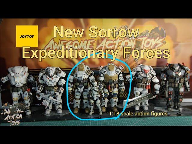 Sorrow Expeditionary Forces 09th Legion Rescue Squad Medical Officer & Heavy Gunner action figures.