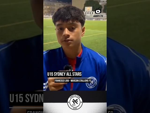 U15 Sydney All Stars - Francisco Lira - Marconi Stallions FC #football #soccer #training #allstars