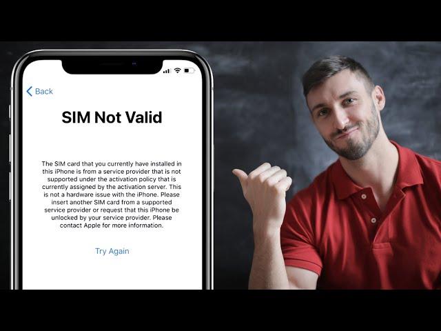 FREE! Unlock for All Models iPhone Sim Not Valid  Unlock iPhone from Carrier 100% Working 2023