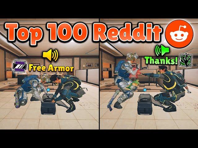 Top 100 *Most Upvoted* R6S Reddit Clips Of All Time  - Rainbow Six Siege