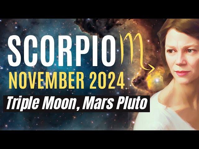 Momentum and Shifts in Home and Career  SCORPIO NOVEMBER 2024 HOROSCOPE